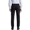 YUCENFU Mens Dress Pants 4-Way Stretch Performance Expandable Waist Business Slacks Flat Front Comfort,Black,42W30L view 3