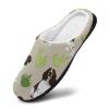 English Springer Spaniel Dog Printed Women's Cotton Slipper Shoes with Soft Warm Memory Foam for House Indoor Outdoor view 2