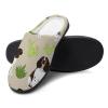 English Springer Spaniel Dog Printed Women's Cotton Slipper Shoes with Soft Warm Memory Foam for House Indoor Outdoor view 3