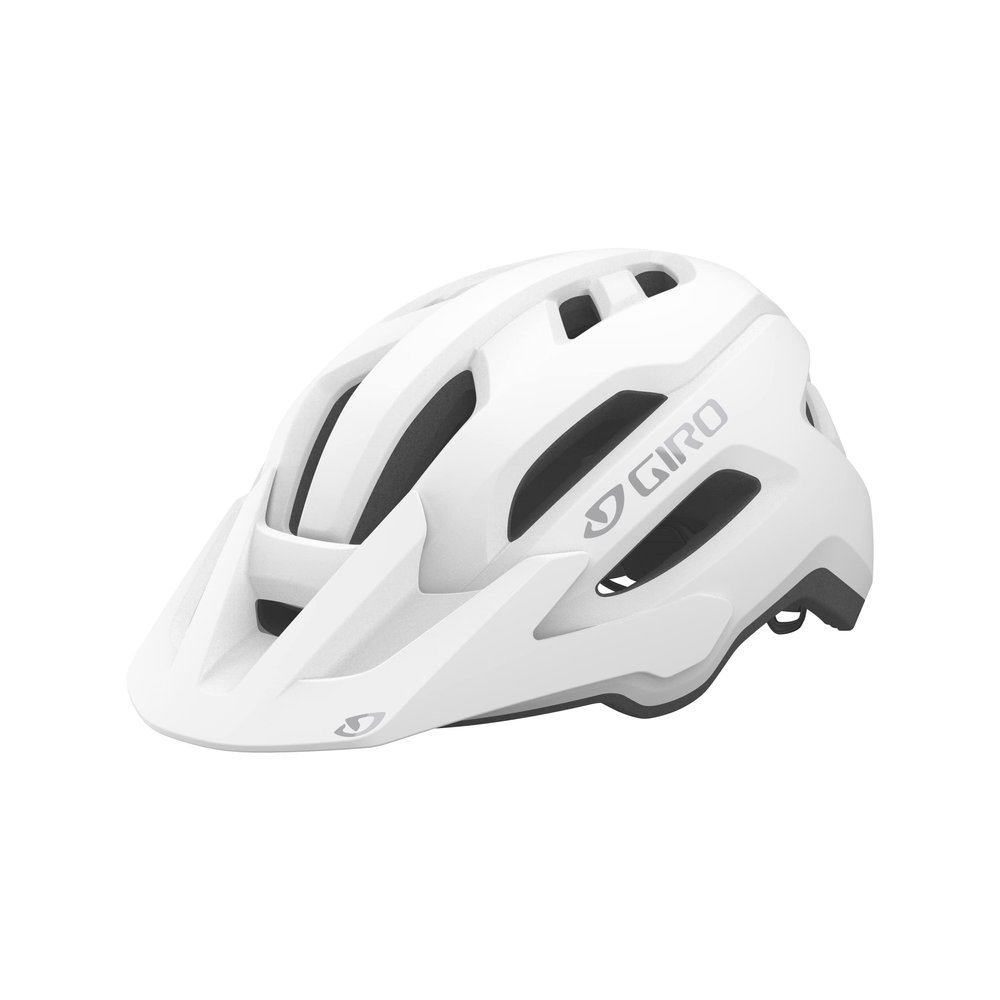 Giro Fixture II MIPS Mountain Bike Helmet for Men, Women, Kids, and Adults  Matte White/Grey Logo, Universal Adult (5461 cm)