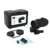 G45 5X Mirror Magnifying Glass, Holographic Sight Multiplier Mirror, 5X Magnifier, Side Foldable Flip Adjustment, with Switch to Side Quick Detachable QD Mount (Black) view 1