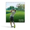 Elite Screens GolfSim DIY, 10'x10' Impact Projector Screen for Golf/Multi-Sport Simulation Screen with Metal Grommets. Folded Packing, DIY10X10-IPW1145-F view 1