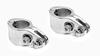 2Pack Stainless Steel 316 Marine Jaw Slide Hinged, Bimini Top Fitting Awning Hardware Fitting Rowing Boat Hardware (with Lock nut Style, Diameter:7/8 Inch 22mm) view 1