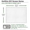 Elite Screens GolfSim DIY, 10'x13' Golf Simulator Impact Screen with Grommets for Indoor Home Golf Training, Golf Hitting Screen, ISF Material, Folded Packing, DIY10X13-IPW1145-F view 3