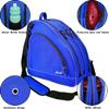 WOLT Ice Skate Bag - Inline Roller Skate Bag with Adjustable Shoulder Strap for Both Youth and Adults.blue view 4