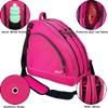 WOLT Ice Skate Bag - Inline Roller Skate Bag with Adjustable Shoulder Strap for Both Youth and Adults.pink view 4