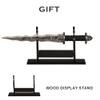 AFIXO 16" Metal Dark One Mr. Gold Sword for Cosplay, Collection, Costume Dress Up Props view 2