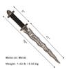 AFIXO 16" Metal Dark One Mr. Gold Sword for Cosplay, Collection, Costume Dress Up Props view 3
