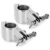 2Pack Stainless Steel 316 Marine Jaw Slide Hinged, Bimini Top Fitting Awning Hardware Fitting Rowing Boat Hardware (with Quick Release Pin Style, Diameter:11/4 Inch 32mm) view 1