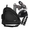 WOLT Ice Skate Bag - Inline Roller Skate Bag with Adjustable Shoulder Strap for Both Youth and Adults.black view 3