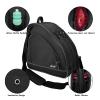 WOLT Ice Skate Bag - Inline Roller Skate Bag with Adjustable Shoulder Strap for Both Youth and Adults.black view 4