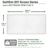 Elite Screens GolfSim DIY, 10'x20' Golf Simulator Impact Screen with Grommets for Indoor Home Golf Training, Golf Hitting Screen for Multi-Sport, Folded Packing, DIY10X20-IPW1145-F view 3