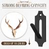 Shimeyao European Mount Skull Hangers Deer Skull Hangers Wall Mount Bracket Hook for Indoor Outdoor Hanging Deer Mule Antelope Coyote Small Animals Complete with Simple Easy Installation(5 Pcs) view 4