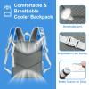Backpack Cooler 42 Cans Insulated Leak Proof, Soft Lightweight Lunch Multifunctional Cooler Backpack Insulated Waterproof for Women Men view 3