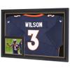 Pro Collector's X Large 36 X 26 Sports Jersey Display Frame Case with 98% UV Protection for Baseball Basketball Football Soccer Hockey Shirt and Uniform, 2 Color Options Mat - Black Frame view 1
