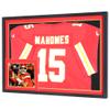 Pro Collector's X Large 36 X 26 Sports Jersey Display Frame Case with 98% UV Protection for Baseball Basketball Football Soccer Hockey Shirt and Uniform, 2 Color Options Mat - Black Frame view 3