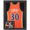 Pro Collector's X Large 36 X 26 Sports Jersey Display Frame Case with 98% UV Protection for Baseball Basketball Football Soccer Hockey Shirt and Uniform, 2 Color Options Mat - Black Frame view 4