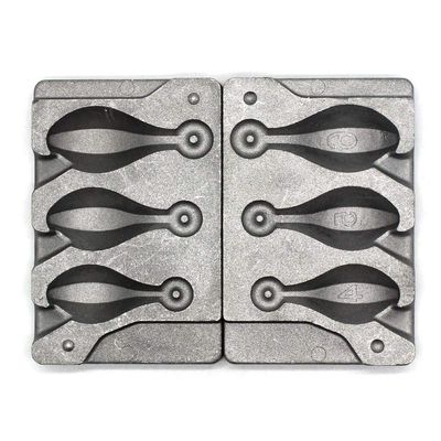 Dimatteo Bank Sinker Molds with 3 Cavities and 4.5.6-Ounce,Without Handle