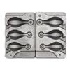 Dimatteo Bank Sinker Molds with 3 Cavities and 4.5.6-Ounce,Without Handle view 1