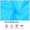 YUNLOVXEE Rain Poncho Raincoats for Adult Reusable - 2-5 Pack EVA Waterproof Rain Coat with Hood, Rain Gear for Men Women (Blue+Pink) view 4