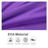 YUNLOVXEE Rain Poncho Raincoats for Adult Reusable - 2-5 Pack EVA Waterproof Rain Coat with Hood, Rain Gear for Men Women (Pink+Purple) view 4
