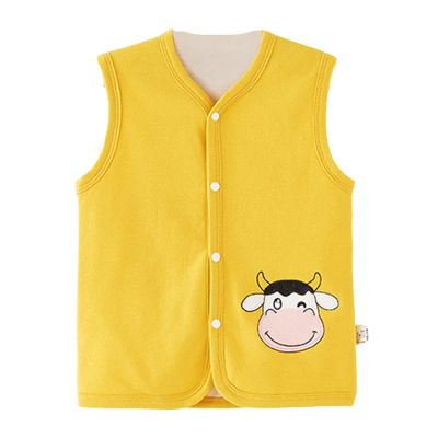 Toddler Baby Boys Girls Winter Sleeveless Cartoon Coat Outwear Warm Coat Vest Girl Outerwear Jackets (C, 18-24 Months)