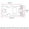 1/2/4Pack 316 Stainless Steel Boat Locker Latch Clamp Anti-Rattle Hatch FastenerMarine Heavy Duty Boat Hatch Latch Door Latch (2) view 2