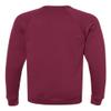 Apparel Globe Unisex Sponge Fleece Crewneck Sweatshirt, Maroon, Large view 2