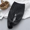 Toddler Children Infant Baby Girls Polka Dot Pants Leggings Trousers Clothes Rainbow Leggings for (Black, 5-6 Years) view 2