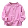 Children Kids Toddler Infant Baby Girls Boys Long Sleeve Solid Knit Cardigan Jacket Coat Outer 5t Girl (Pink, 5-6 Years) view 1