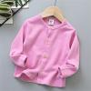 Children Kids Toddler Infant Baby Girls Boys Long Sleeve Solid Knit Cardigan Jacket Coat Outer 5t Girl (Pink, 5-6 Years) view 2