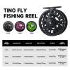 Maxcatch Tino Fly Fishing Reel, Large Arbor All Aluminum with CNC Cutting Trout Fly Reels, 3/4 5/6 7/8wt (Reel Only (Purple), 5/6 wt) view 4