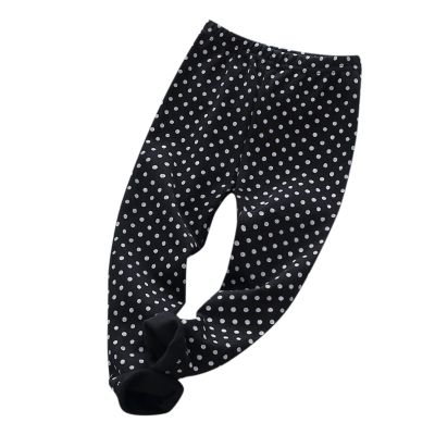 Toddler Children Infant Baby Girls Polka Dot Pants Leggings Trousers Clothes Rainbow Leggings for (Black, 18-24 Months)