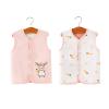 Toddler Baby Boys Girls Winter Sleeveless Cartoon Coat Outwear Warm Coat Vest Girl Outerwear (Pink, 18-24 Months) view 2
