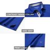 M MAELREG Mens Pique Polo Shirts Short Sleeve Performance Moisture Wicking Quick Dry Casual Golf Shirts for Men Cobalt view 4