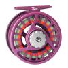 Maxcatch Tino Fly Fishing Reel, Large Arbor All Aluminum with CNC Cutting Trout Fly Reels, 3/4 5/6 7/8wt (Reel with Line Pre-Loaded (Purple), 3/4wt) view 1