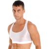 YOOJOO Men Sports Bra Crop Tank Top Vest Y-Back Fitness Muscle T-Shirt Clubwear Costume #04 Large view 3