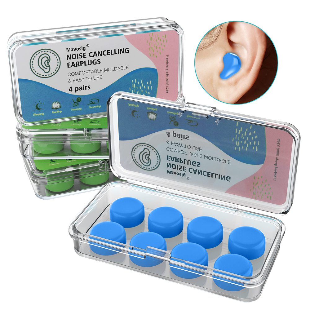 Swimming earplugs-Sleeping earplugs-Silicone Earplugs