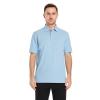 M MAELREG Mens Pique Polo Shirts Short Sleeve Performance Moisture Wicking Quick Dry Casual Golf Shirts for Men Sky Blue view 2
