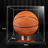 WIGING Display Case for Collectibles, Acrylic Dustproof Organizer Box, All-in-one Countertop Box with Ball Rest for Football, Basketball, Volleyball (Color : B) view 2