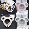 KUFptva Cat Ears Headband for Women Mouse Ears Headband Plush Hairband Animal Head Wear for Party Cosplay Makeup Hair Accessories view 4