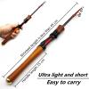1.68m 1.85m Pocket Rod Carbon Mini Ultra Light Telescopic Fishing Rod UL Slow Casting Spinning Lure Rod Test 1-5g Stream Small Fish Pole (Color : Casting Rod, Length : 185cm) view 2