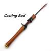1.68m 1.85m Pocket Rod Carbon Mini Ultra Light Telescopic Fishing Rod UL Slow Casting Spinning Lure Rod Test 1-5g Stream Small Fish Pole (Color : Casting Rod, Length : 185cm) view 4