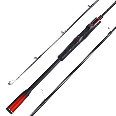 Sougayilang Fishing Rods, Spinning Rods and Casting Fishing Rods, with Full Carbon Fiber Handle, 24T Carbon Fiber 2PCS Fishing Pole for Long Casting Bass, Trout, PanfishSpin-7'