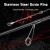 Sougayilang Fishing Rods, Spinning Rods and Casting Fishing Rods, with Full Carbon Fiber Handle, 24T Carbon Fiber 2PCS Fishing Pole for Long Casting Bass, Trout, PanfishSpin-7' view 2