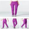 Letuwj Summer Outdoor Quick-Drying Pants for Men and Women Thin Stretch Hiking Women Slim Pants Grey M view 3