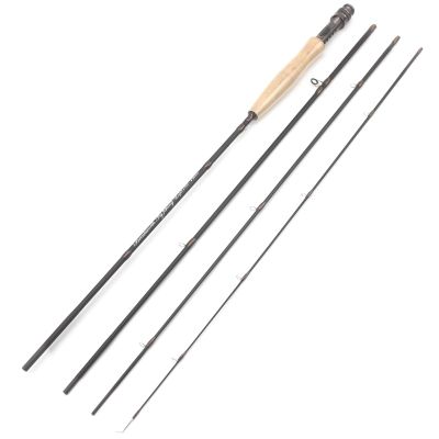 8FT 9FT Fly Fishing Rod Carbon Fiber Cork Handle 4 Section 2.4M 2.7M Lightweight Pikes Fish Trout Pole Lake River Stream Fly Rod Pesca (Color : 2.7M 9FT)