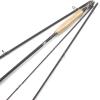 8FT 9FT Fly Fishing Rod Carbon Fiber Cork Handle 4 Section 2.4M 2.7M Lightweight Pikes Fish Trout Pole Lake River Stream Fly Rod Pesca (Color : 2.7M 9FT) view 2