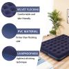 King Size Air Mattress Inflatable Bed, Blow Up Mattress Camping Sleeping Pad view 2