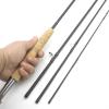 2.1M 7Ft Fly Fishing Rod 1.98M 6.6Ft Reel Combos Carbon 4 Section Light Rod Beginner Fly Fishing Tackle Rod Fish Rod (Length : 1.98M Set) view 3
